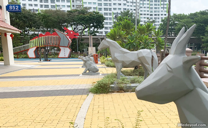 Zodiac garden at Woodlands