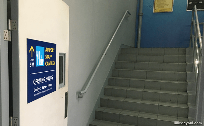 Stairs to Staff Canteen