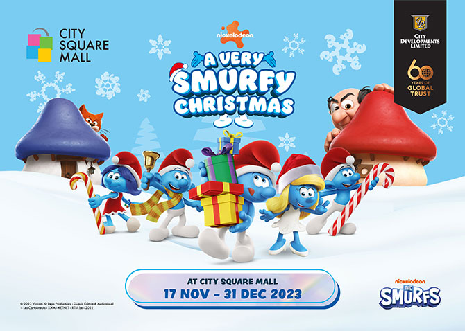 Have A Very Smurfy Christmas at City Square Mall