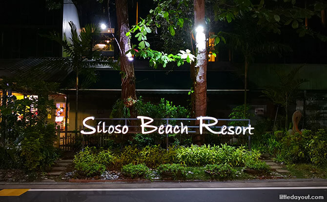Siloso Beach Resort, along Siloso Beach at Sentosa