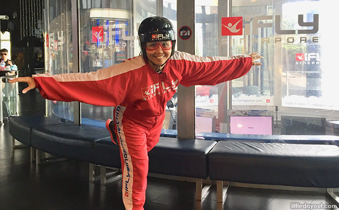 Skydiving Gear at iFly Singapore