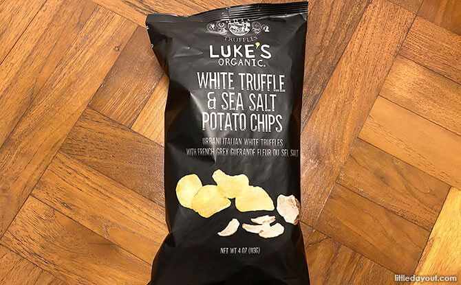 Luke’s Organic White Truffle & Sea Salt: Truffle-flavoured Potato Chips in Singapore