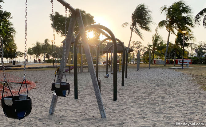 Swings at Changi Beach