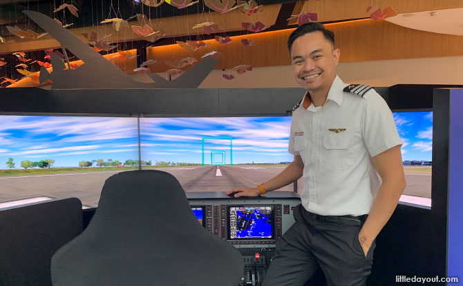Take Flight At Changi Airport Aviation Experience: Pilot Through