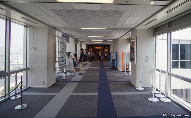 Inside the Fuji TV Building, Odaiba, Tokyo, Japan