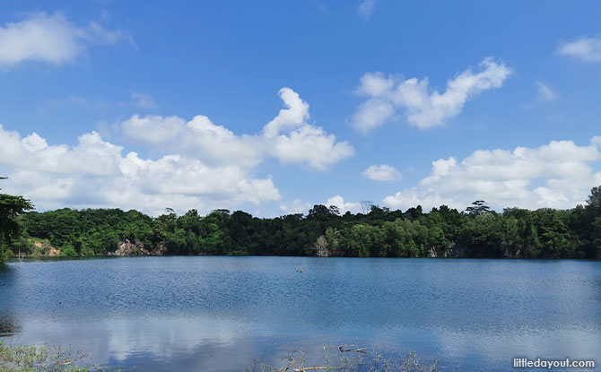 slope overlooking the Ketam Quarry