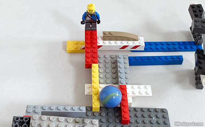 Building the LEGO coaster