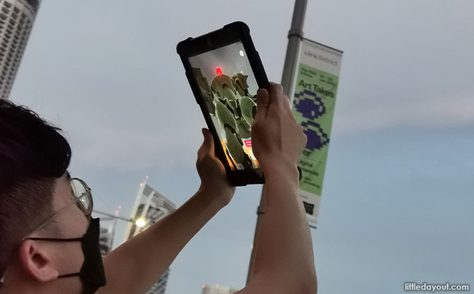 Outdoor Installations featuring Augmented Reality