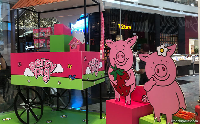 Percy Pig display