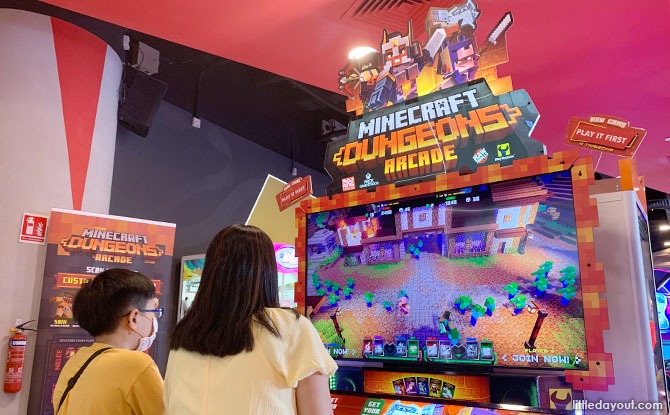 Minecraft Dungeons Arcade Game at Timezone VivoCity