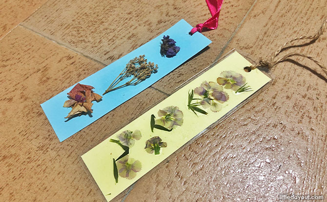 Put finishing touches on bookmark