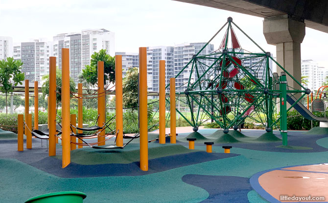 Punggol Green Playgrounds: Under the Train Tracks
