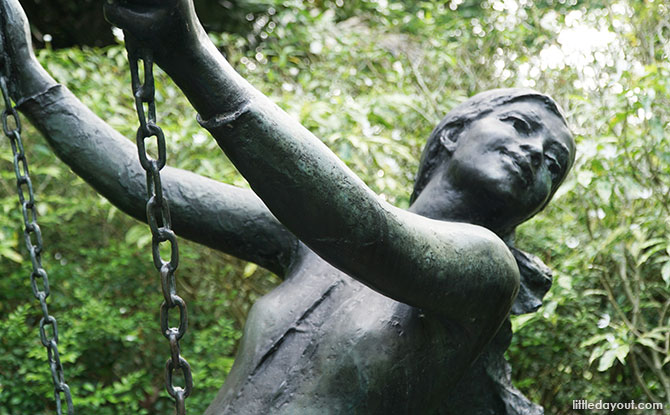 Girl on a Swing - SBG Sculpture