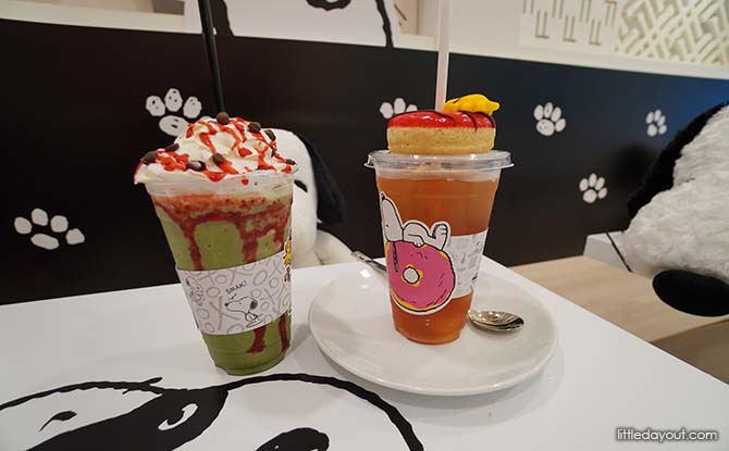 Snoopy Cafe Drinks