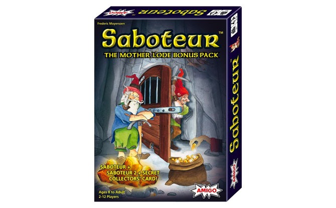 Saboteur Mother Lode Bonus Pack Card Game with Saboteur, Saboteur 2 & Secret Collectors’ Card—Amazon Exclusive