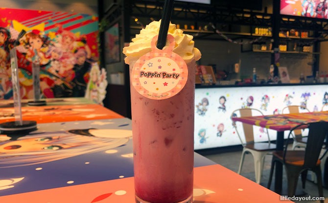 Poppin’Party’s Strawberry Latte