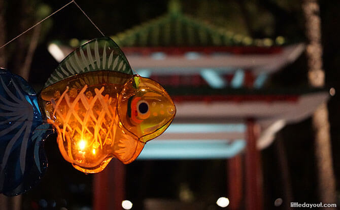 Lanterns in the park