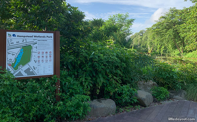 Look out platform, Hampstead Wetland Park