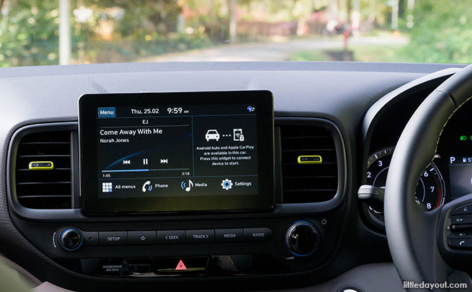 Hyundai VENUE’s infotainment system