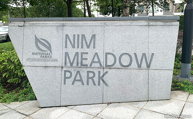 Nim Meadow Park sign