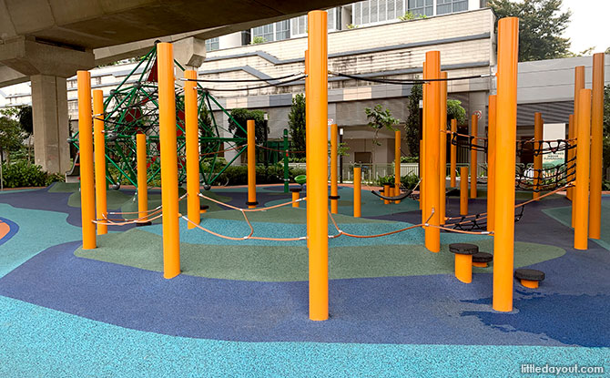 Playground under Tracks at Punggol