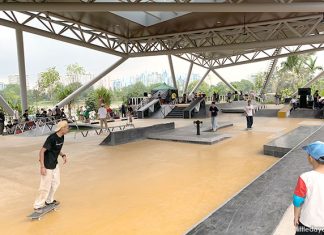 Skate Park At Lakeside Garden & Walk At Jurong Lake Gardens’ Northshore Skate Park at Jurong Lake Gardens