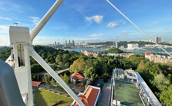 A unique view of surrounding landmarks