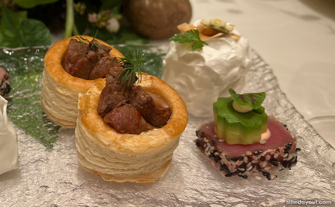 Seared Tuna with Avocado Bites