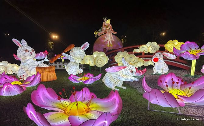 Lights By The Lake 2026: Mid-Autumn Festival Lanterns At Jurong Lake Gardens 8 Chang Er Rabbit Lights by the Lake 2026