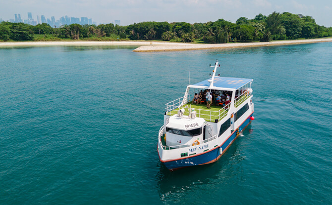 1 ferry at sea e