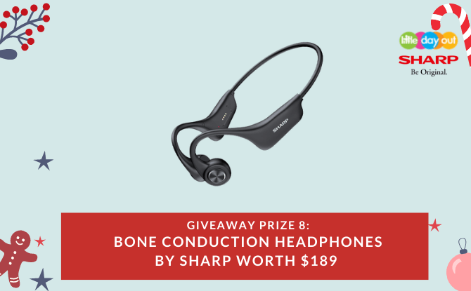9 to 11 December 2021: Bone Conduction Headphones by Sharp worth $189