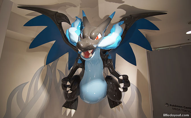 Mega Charizard X at Pokemon Center Mega, Sunshine City, Japan