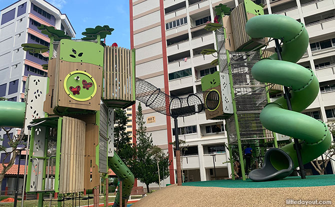 Chua Chu Kang Mega Playground at The Arena @ Keat Hong Treehouse Playground