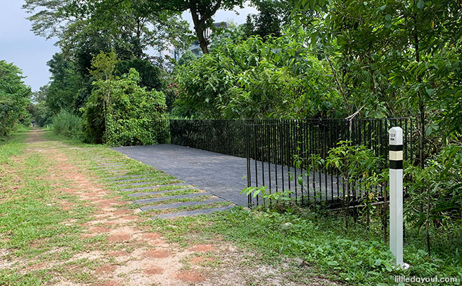 Rail Corridor Central greenway look out platform