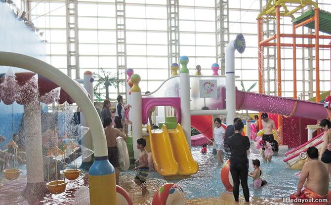 Kiddy water play area