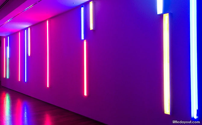 Neon Light Installations by Peter Kennedy