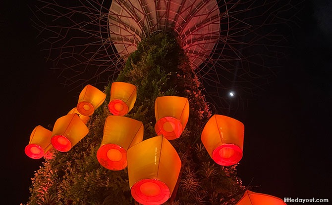 Sky Lanterns at Gardens by the Bay 2021