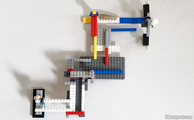 Build A LEGO Marble Rollercoaster