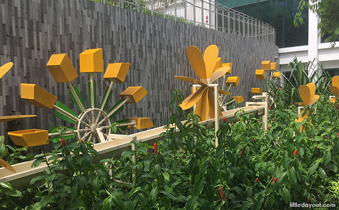 Rain Garden's Kinetic Sculpture