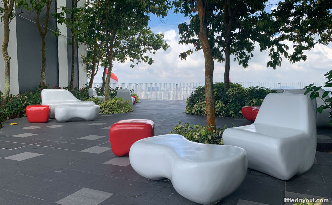 Lounge at Pinnacle at Duxton Rooftop