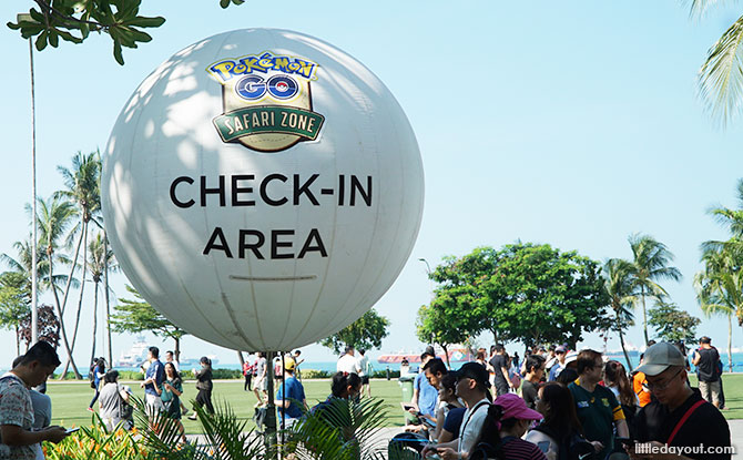 Check-in Area for the Pokemon GO Safari Zone, Palawan Green