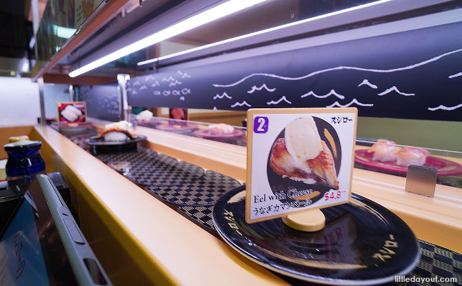 Conveyor belt sushi, Tiong Bahru Plaza, Singapore