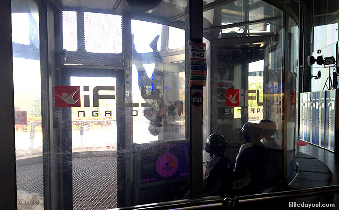 Upside Down Coach at iFly Singapore