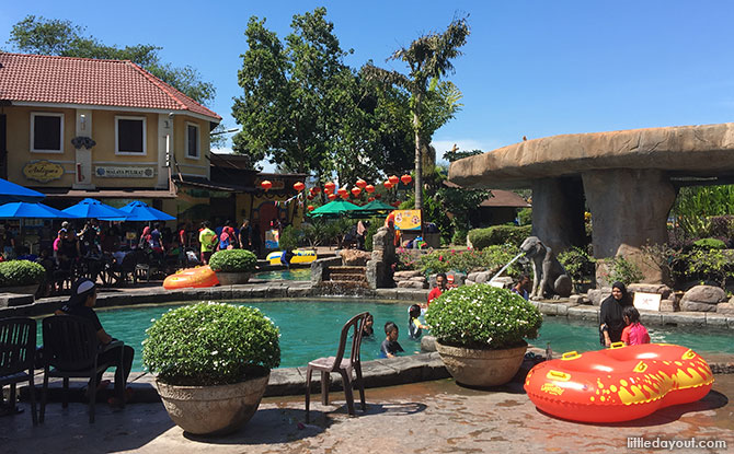 Water area at Lost World of Tambun Theme Park