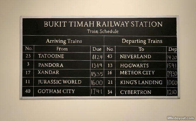 Railway timetable