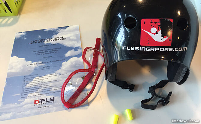 Skydiving Certificate at iFly Singapore