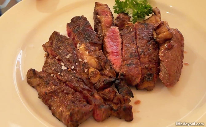 Charcoal-Grilled Steaks