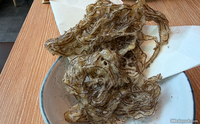 Karii: Singapore’s First Okinawan Street Food Concept at Suntec 8 Mozuku Tempura