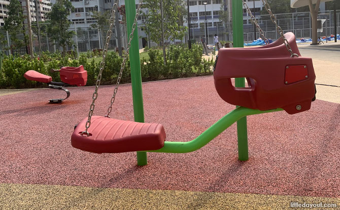 Parent-child swing and teeter-totter