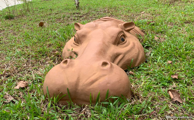 Hippo sculpture